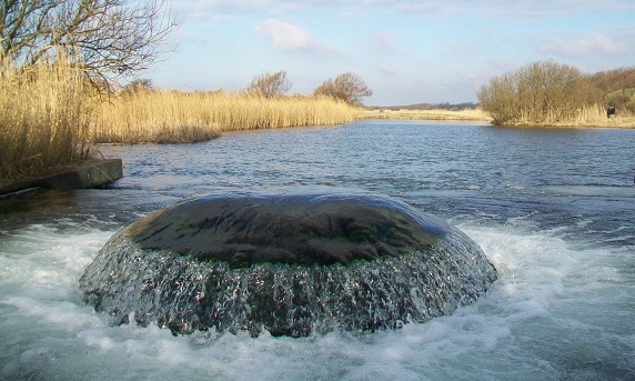 Waterinlaat De Kwal Castricum 2013-01-13