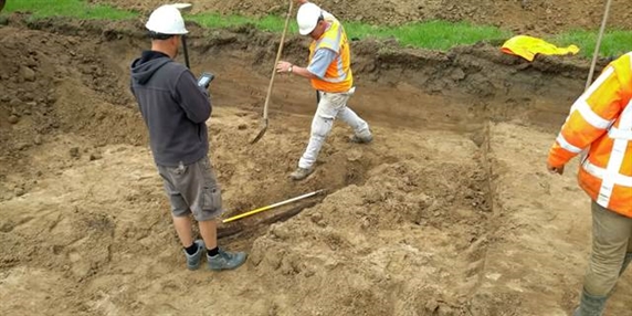 Archeologische opgraving overnachtingshaven Spijk